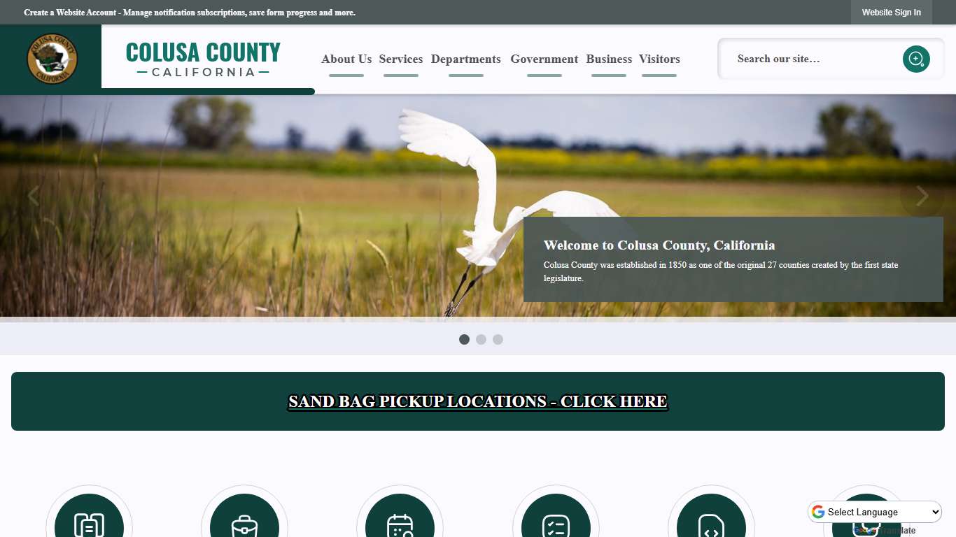 Colusa County, CA - Official Website | Official Website